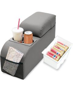LOCKING CONSOLE GRAY 76-95 CJ/YJ