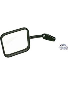 SIDE MIRROR BLK CJ W/CONVEX PASS