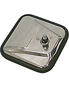 SQUARE MIRROR HEAD SS CJ W/CONV PASS