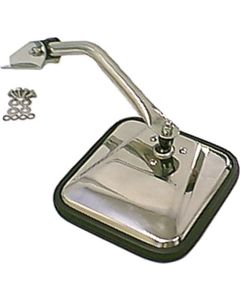 MIRROR/ARM ONLY LH CHROME 58-86 CJ