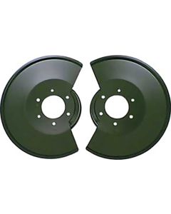 OMIX-ADA 11212.02 Disc Brake Dust Shield in Black  for 78-86 Jeep CJ-5, CJ-7 & CJ-8 Scrambler with 2-Bolt Caliper Plate