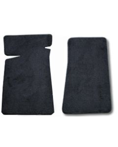 Auto Custom Carpets 14568-55-01 Custom Fit Floor Mat 2-Piece Set in Black for 59-73 Jeep CJ5