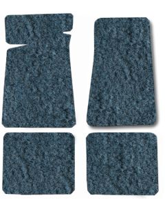 CARPET FLOOR MAT 4PC 76-83 CJ5 OC BLU