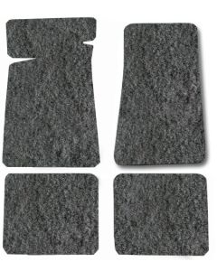CARPET FLOOR MAT 4PC 76-83 CJ5 DRK GRY