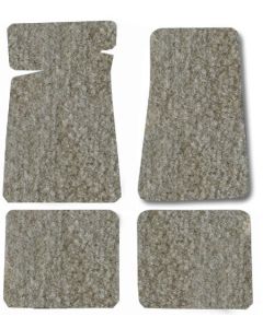 CARPET FLOOR MAT 4PC 76-86 CJ7 BISCUIT