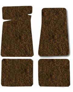 CARPET FLOOR MAT 4PC 76-86 CJ7 SADDLE