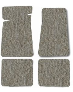 CARPET FLOOR MAT 4PC 76-86 CJ7 CARAMEL