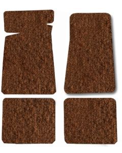 CARPET FLOOR MAT 4PC 76-86 CJ7 NUTMEG