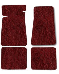 CARPET FLOOR MAT 4PC 76-86 CJ7 OXBLOOD