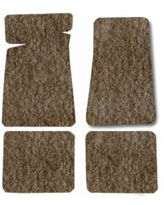 CARPET FLOOR MAT 4PC 76-86 CJ7 COGNAC