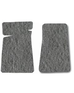 CARPET FLOOR MAT 2PC 87-95 YJ MED GRAY