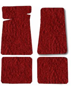 CARPET FLOOR MAT 4PC 87-95 YJ FLM RED