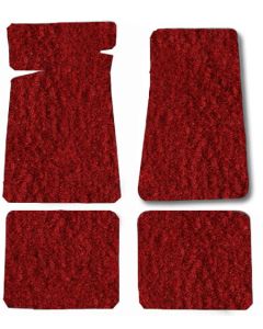 CARPET FLOOR MAT 4PC 87-95 YJ FLM RED