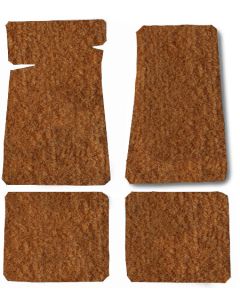 CARPET FLOOR MAT 4PC 84-96 XJ MAND ORNG