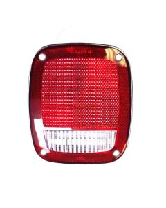 OMIX 12404.01 Tail Light Lens for 76-06 Jeep CJ Series, Wrangler YJ, TJ & Unlimited