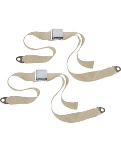 CHROME 2PT LATCH BELTS-CJ-TAN