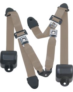 RR 3PT LAP BELTS 92-95 YJ-MED BEIGE