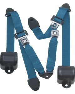 RR 3PT LAP BELTS 92-95 YJ-ELECTRIC BLUE