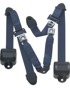 RR 3PT LAP BELTS 92-95 YJ-BLUE