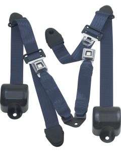 RR 3PT LAP BELTS 92-95 YJ-BLUE
