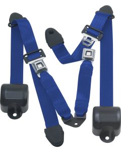 RR 3PT LAP BELTS 92-95 YJ-COBALT BLUE