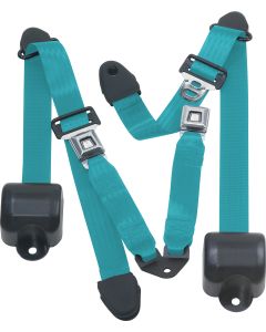 RR 3PT LAP BELTS 92-95 YJ-TURQUOISE