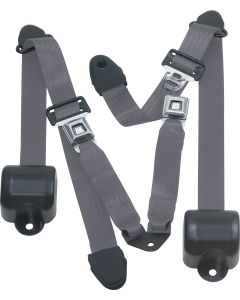 RR 3PT LAP BELTS 92-95 YJ-CHARCOAL