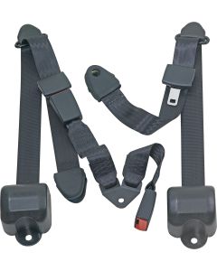 RR 3PT LAP BELTS 97-06 TJ-BLACK        Q