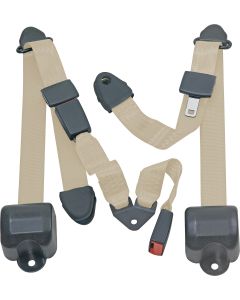 RR 3PT LAP BELTS 97-06 TJ-TAN          Q