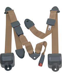 RR 3PT LAP BELTS 97-06 TJ-BROWN