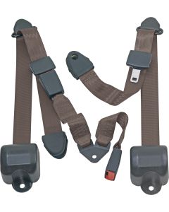 RR 3PT LAP BELTS 97-06 TJ-DARK BROWN
