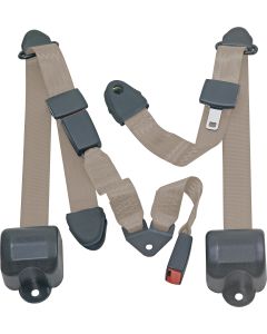 RR 3PT LAP BELTS 97-06 TJ-MED BEIGE