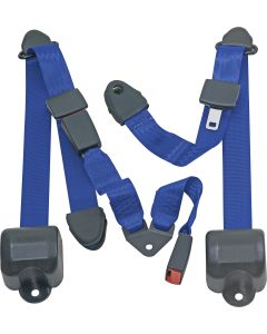 RR 3PT LAP BELTS 97-06 TJ-COBALT BLUE