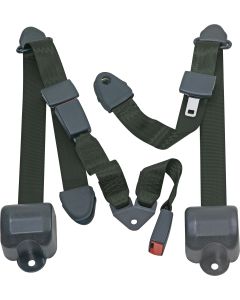 RR 3PT LAP BELTS 97-06 TJ-MILITARYGREEN