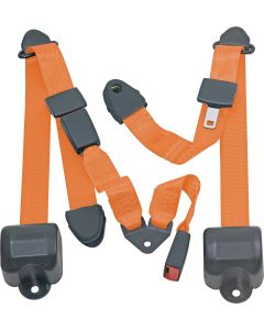 RR 3PT LAP BELTS 97-06 TJ-ORANGE