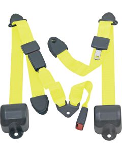 RR 3PT LAP BELTS 97-06 TJ-YELLOW