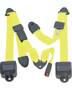 RR 3PT LAP BELTS 97-06 TJ-YELLOW