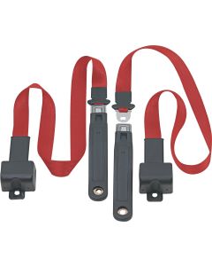 FR 2PT LAP BELTS 76-81 CJ-FLAME RED