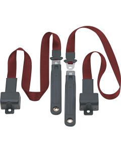 FR 2PT LAP BELTS 76-81 CJ-RED WINE
