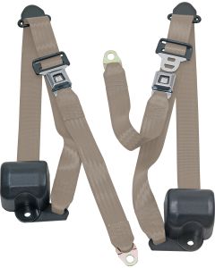 FR 3PT BELTS 92-95 YJ-MED BEIGE