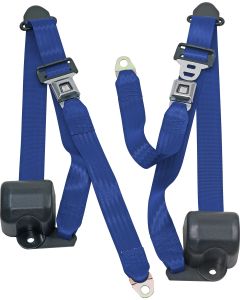 FR 3PT BELTS 92-95 YJ-COBALT BLUE