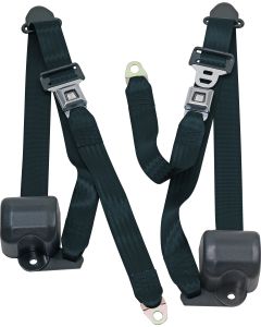 FR 3PT BELTS 92-95 YJ-DARK GREEN
