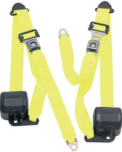FR 3PT BELTS 92-95 YJ-YELLOW