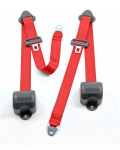 FR 3PT BELTS 97-06 TJ-FLAME RED