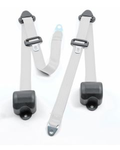 FR 3PT BELTS 97-06 TJ-WHITE