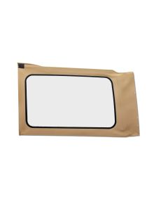 OE JL Replacement Windows - Jeep 2018-23 Wrangler JL (Quarter Left Hand; 4-Door; Tan Twill; Clear)