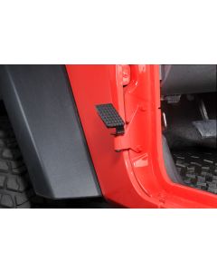 RW BLACK SIDE FOOT REST JK DRIVER