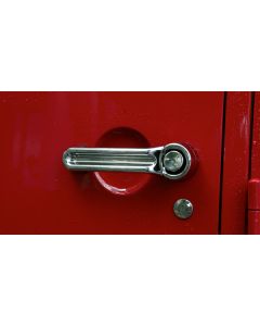 Rugged Ridge 13311.13 Chrome Door Handle Cover Kit for 08-09 Jeep Liberty KK