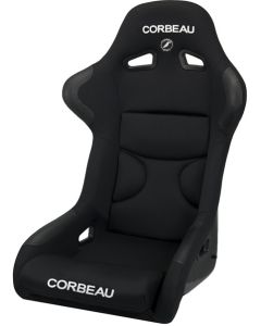 Corbeau 29501W FX1 Wide Fixed Back Racing Seat in Black Cloth 