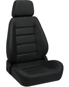 SPORT SEAT FRONT BLACK VINYL PAIR